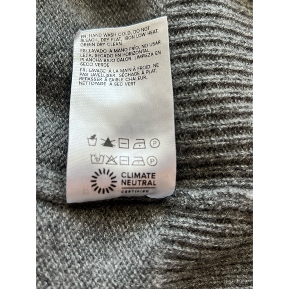 NEW Reformation Maeve Cashmere Polo Dress in Thunder Gray - Picture 11 of 11